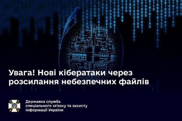 Увага! Нові кібератаки через розсилання небезпечних файлів