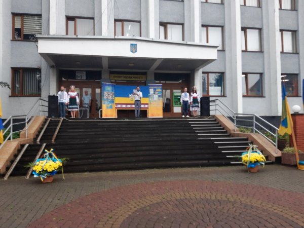У Тячеві відбулися урочистості до Дня Державного Прапора та 32 - ї річниці  Незалежності України