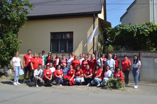 Обмін досвідом у Тячівській районній організації Товариства Червоного Хреста