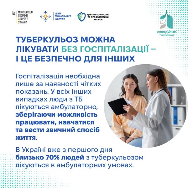Подолати туберкульоз можна спільними зусиллями